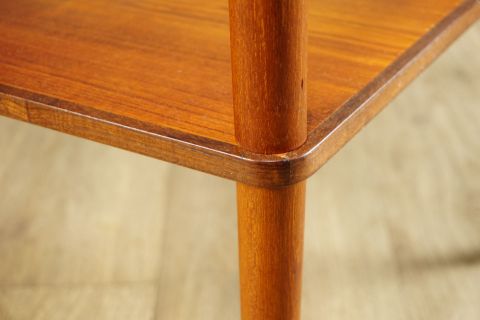 1960s Dänischer Teak Teewagen Sidetable