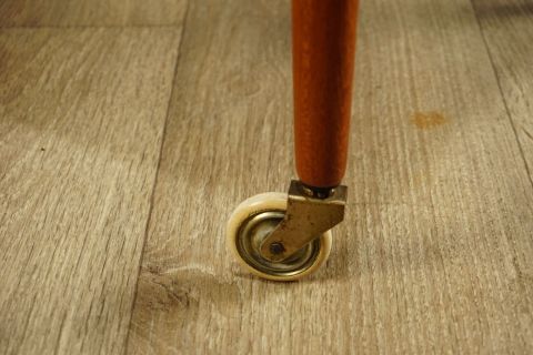 1960s danish Teak Tea Trolley Sidetable