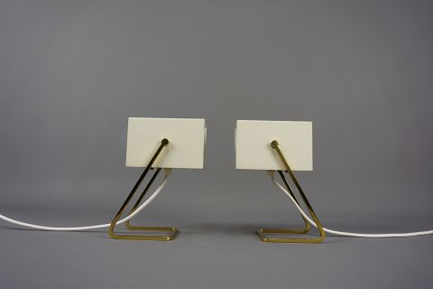 2 Kaiser Idell Cube Lamps