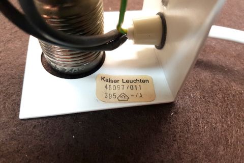 2 Kaiser Idell Cube Lamps
