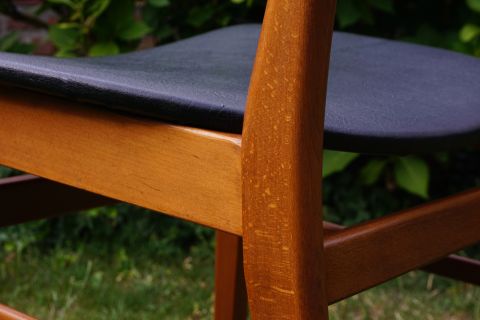 4 x Farstrup Teak Beech Chair / Stuhl