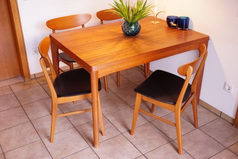 4 x Farstrup Teak Beech Chair / Stuhl