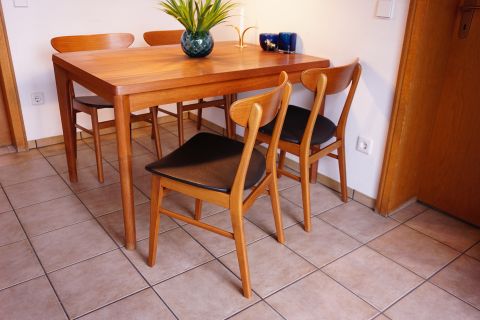 4 x Farstrup Teak Beech Chair / Stuhl