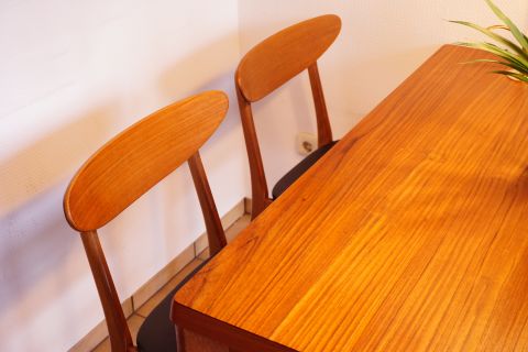 4 x Farstrup Teak Beech Chair / Stuhl