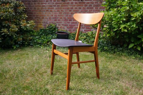 4 x Farstrup Teak Beech Chair / Stuhl