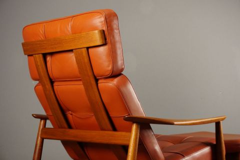 Arne Vodder Lounge Easy Chair Teak