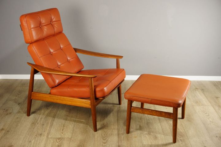 Arne Vodder Lounge Easy Chair Teak