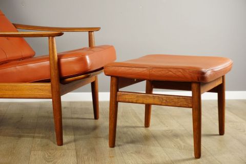 Arne Vodder Lounge Easy Chair Teak