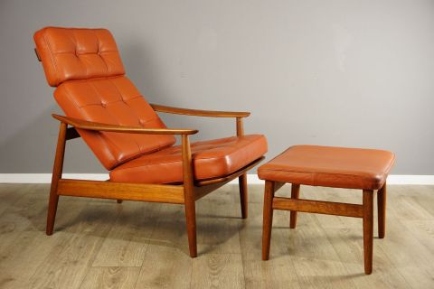 Arne Vodder Lounge Easy Chair Teak