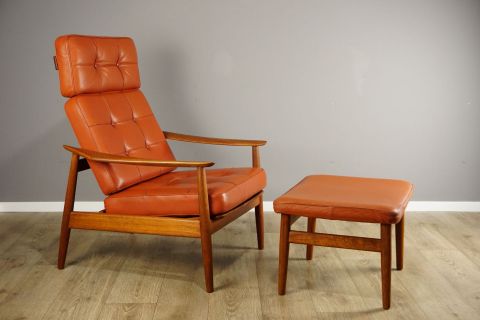 Arne Vodder Lounge Easy Chair Teak