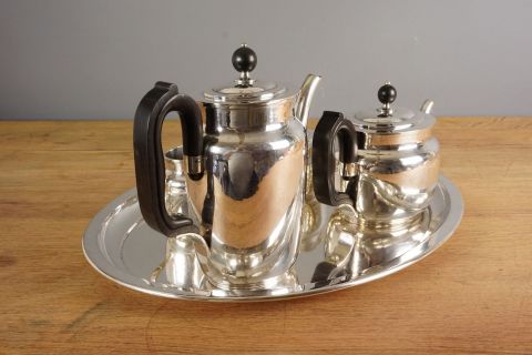 Art Deco 835 Silber Service -5 teilig
