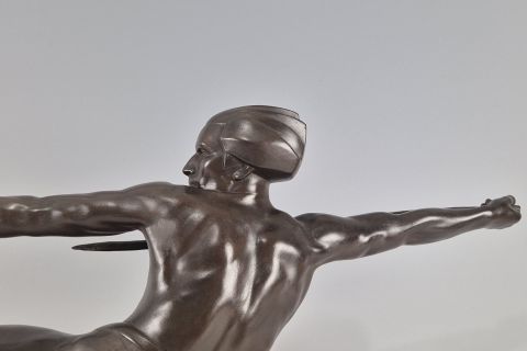 Art Deco Figur Skulptur Max Le Verrier