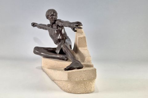 Art Deco Figur Skulptur Max Le Verrier