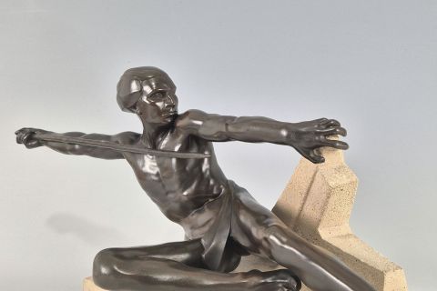 Art Deco Figur Skulptur Max Le Verrier
