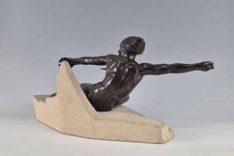 Art Deco Figur Skulptur Max Le Verrier