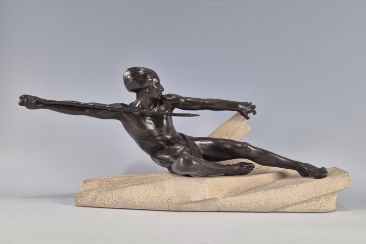 Art Deco Figur Skulptur Max Le Verrier