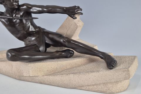 Art Deco Figur Skulptur Max Le Verrier