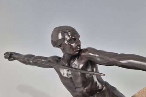 Art Deco Figur Skulptur Max Le Verrier