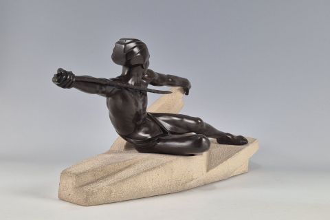 Art Deco Figur Skulptur Max Le Verrier