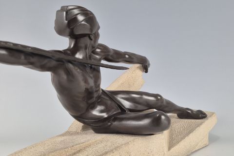 Art Deco Figur Skulptur Max Le Verrier