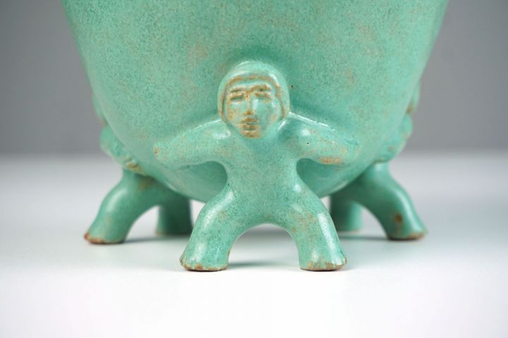 Bauhaus Ceramic Majolika Pot