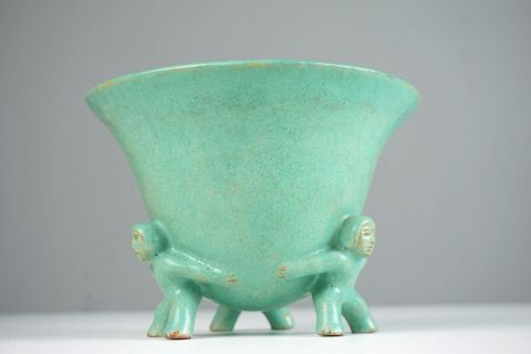 Bauhaus Ceramic Majolika Pot