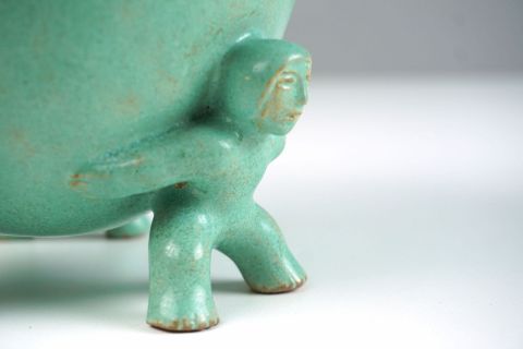 Bauhaus Ceramic Majolika Pot