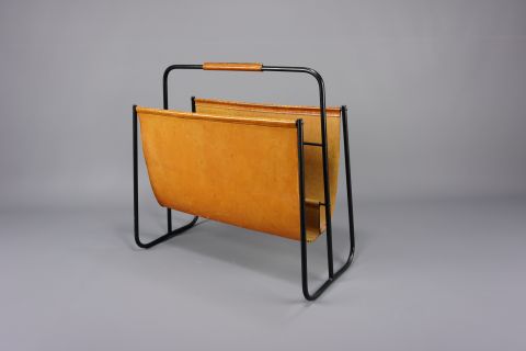 Carl Aubock Mid Century Magazine Rack