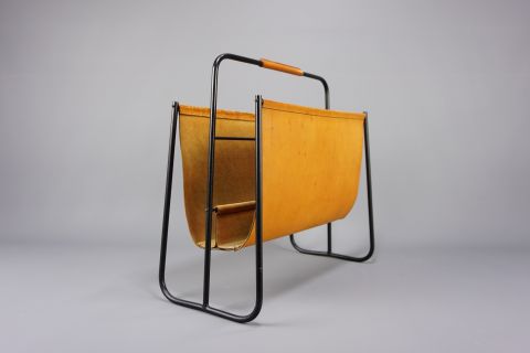 Carl Aubock Mid Century Magazine Rack