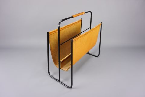 Carl Aubock Mid Century Magazine Rack
