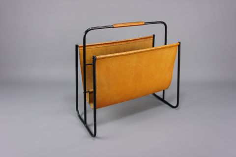 Carl Aubock Mid Century Magazine Rack