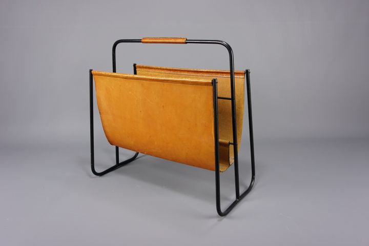 Carl Aubock Mid Century Magazine Rack