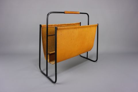 Carl Aubock Mid Century Magazine Rack