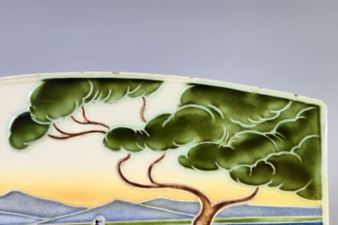 Carl Sigmund Luber Jugendstil Tile