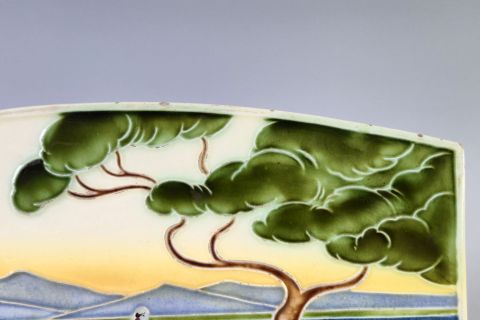 Carl Sigmund Luber Jugendstil Tile