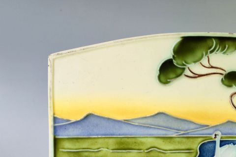 Carl Sigmund Luber Jugendstil Tile
