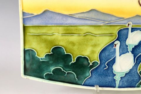 Carl Sigmund Luber Jugendstil Tile