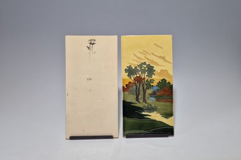 Carl Sigmund Luber Jugendstil Tiles