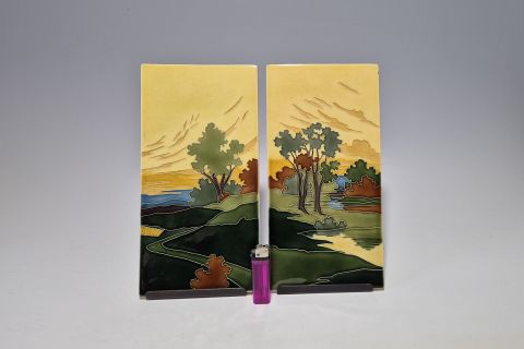 Carl Sigmund Luber Jugendstil Fliesen