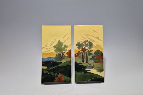 Carl Sigmund Luber Jugendstil Fliesen
