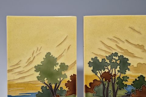 Carl Sigmund Luber Jugendstil Fliesen