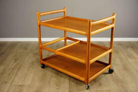 CF Christensen Silkeborg Barwagen Teak 60er