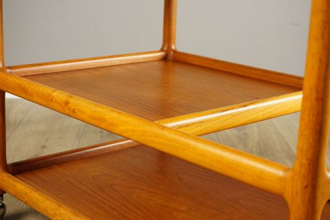 CF Christensen Silkeborg Bar Trolley Teak 60s