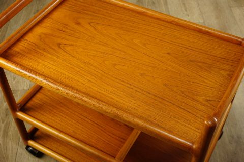 CF Christensen Silkeborg Bar Trolley Teak 60s