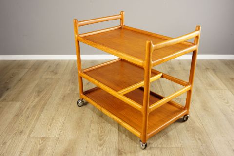CF Christensen Silkeborg Barwagen Teak 60er