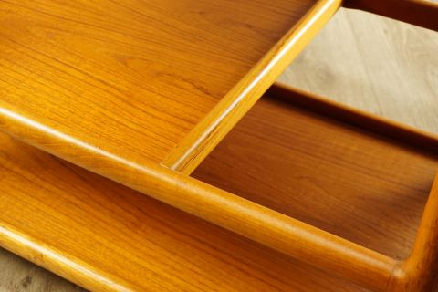 CF Christensen Silkeborg Bar Trolley Teak 60s