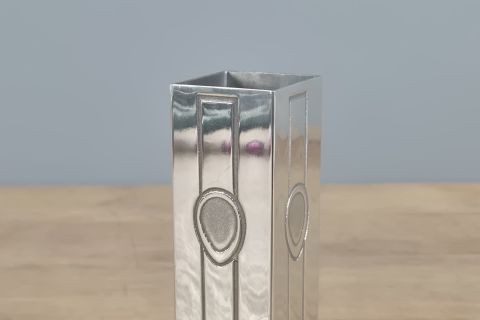 Charles Rennie Mackintosh Pewter Vase