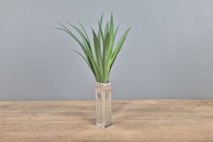 Charles Rennie Mackintosh Pewter Vase