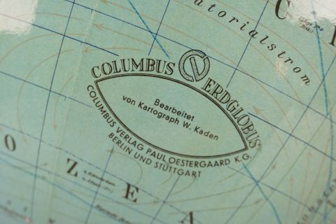 Columbus Globus Art Deco Mid Century