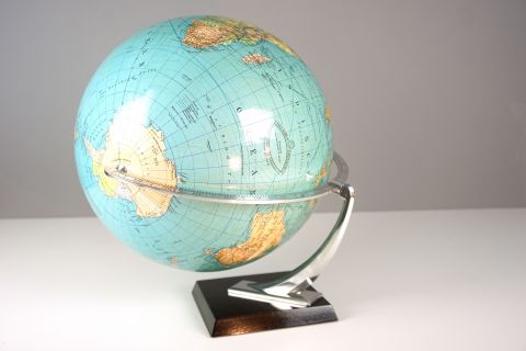 Columbus Globus Art Deco Mid Century